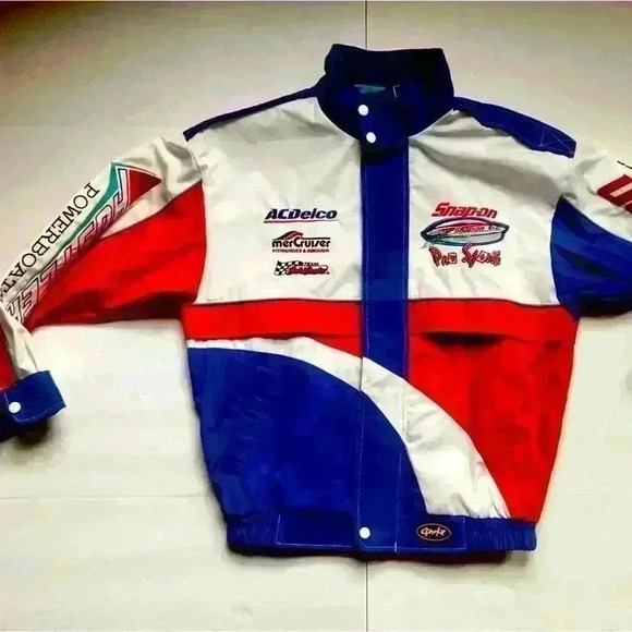 Rare Mens vintage Snap On Boat racing jacket- Mens size Medium - Picture 1 of 9